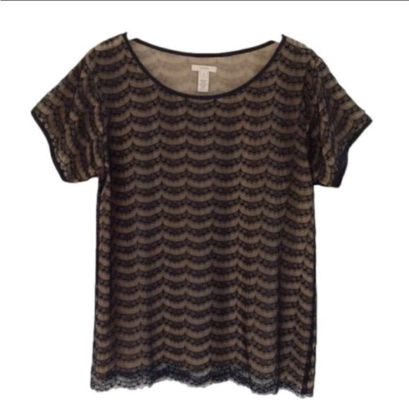𝅺J.CREW LACE TOP - Picture 1 of 2